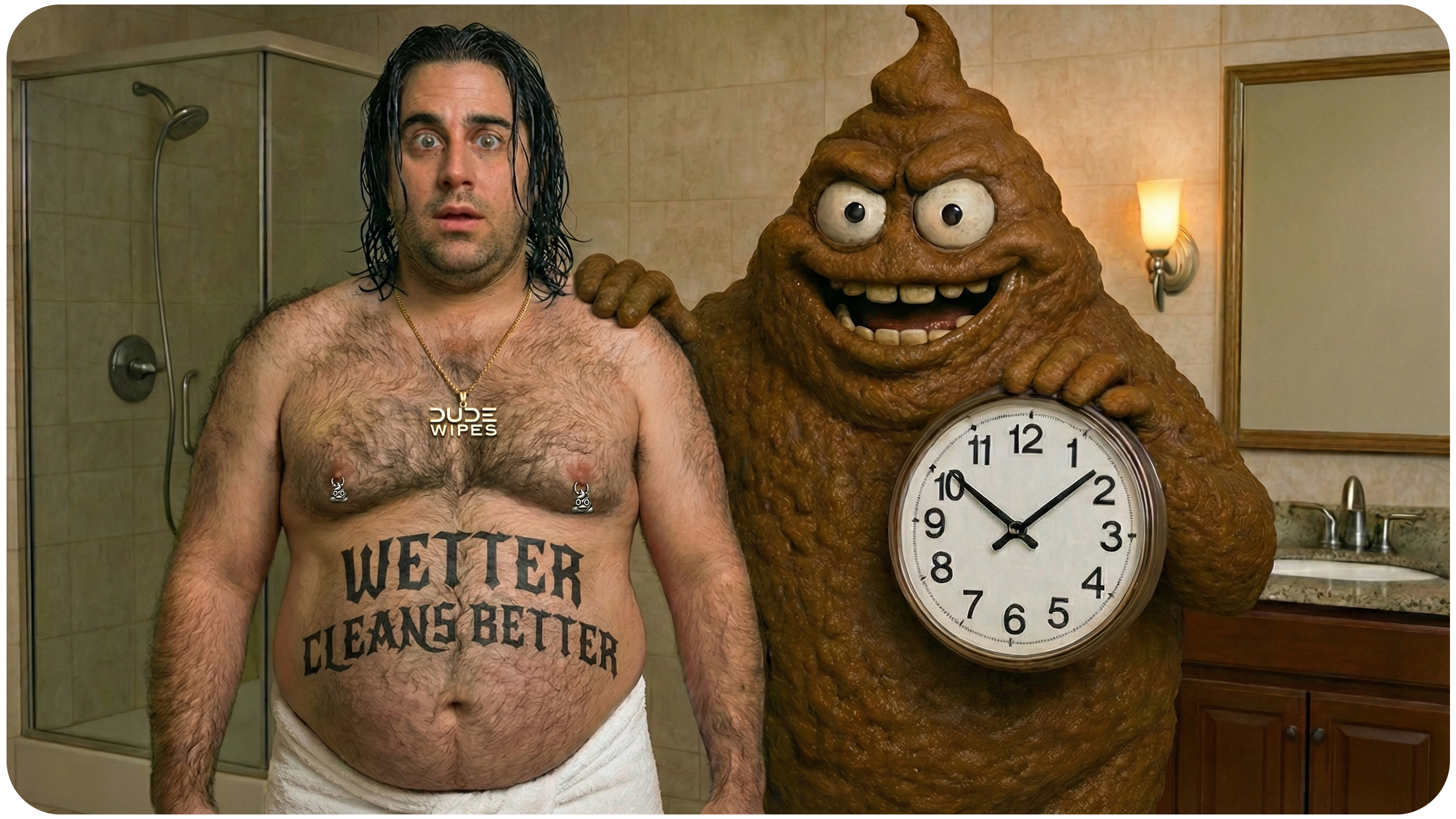 The Heartbreak of Having to Poop Right After You Showered