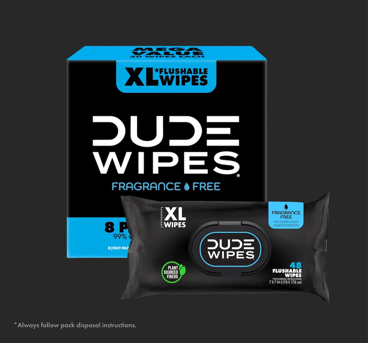 dude wipes - Shea Butter
Smooth
