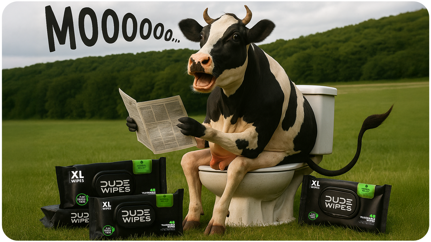 Can’t Poop? Try Mooing Like a Cow On the Toilet.