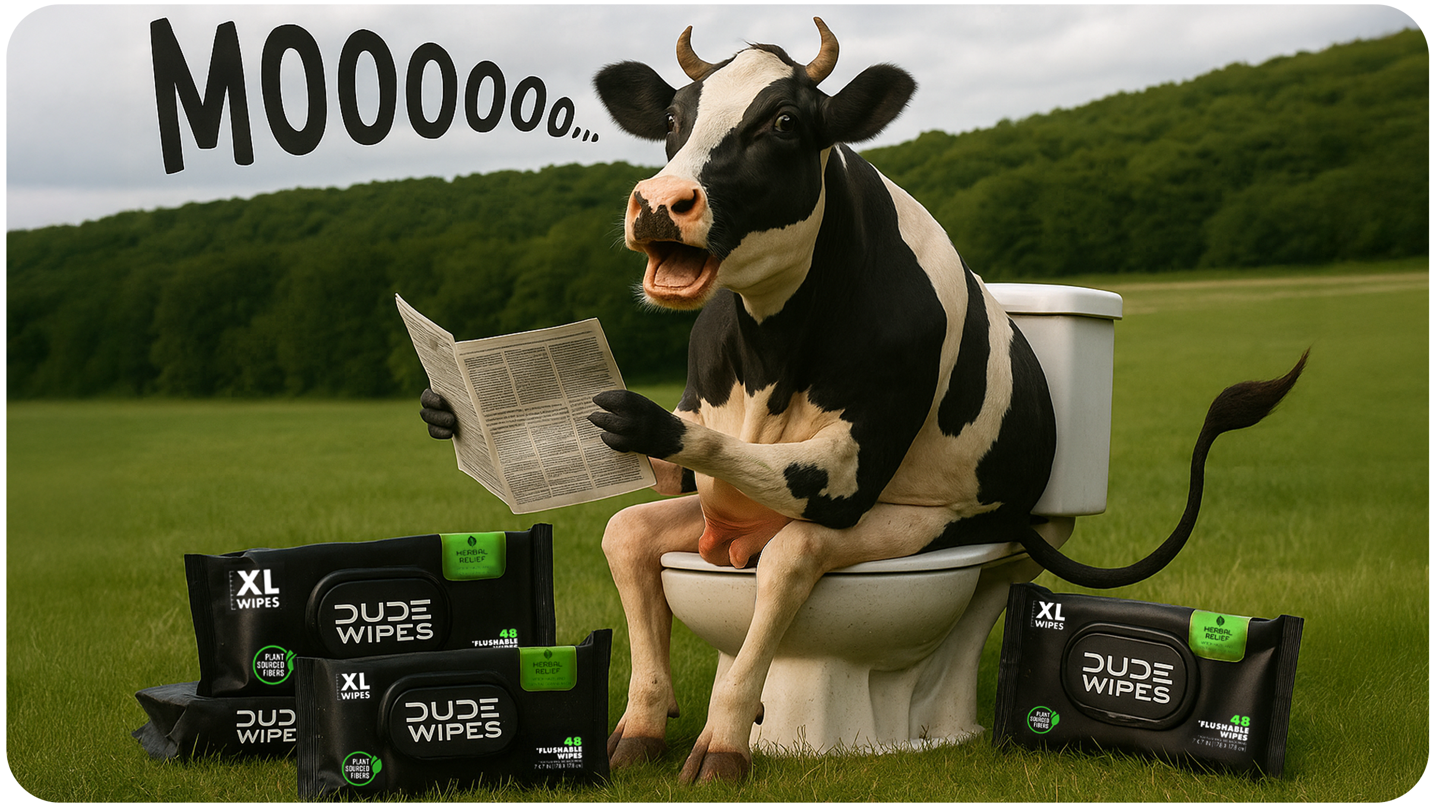 Can’t Poop? Try Mooing Like a Cow On the Toilet.