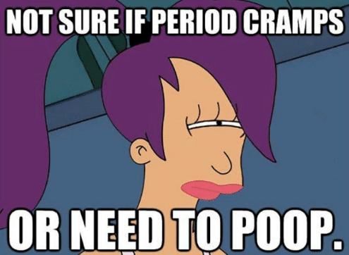 period poop