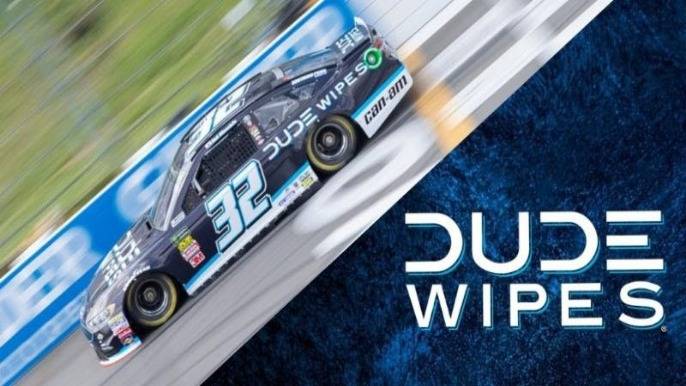 DUDE Wipes Returns to NASCAR at Bristol Motor Speedway