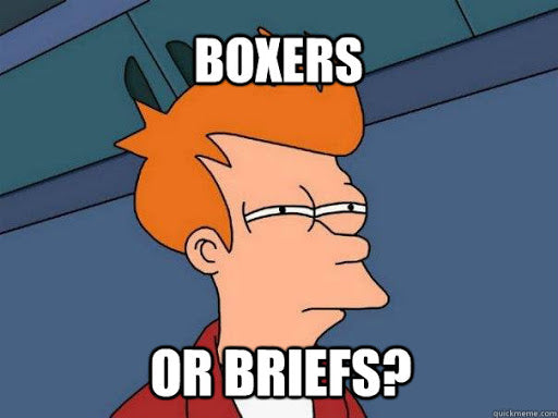 Boxer Briefs vs. Boxer Shorts? Who Ya Got?